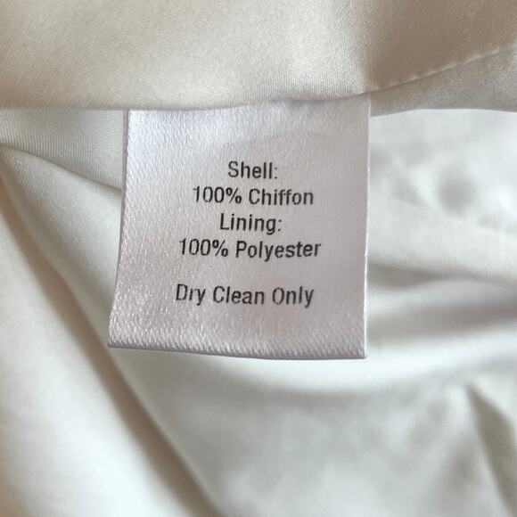 SIPOS NEW YORK Strawberry Floral Midi Dress In White Pink Size Large - Picture 14 of 14